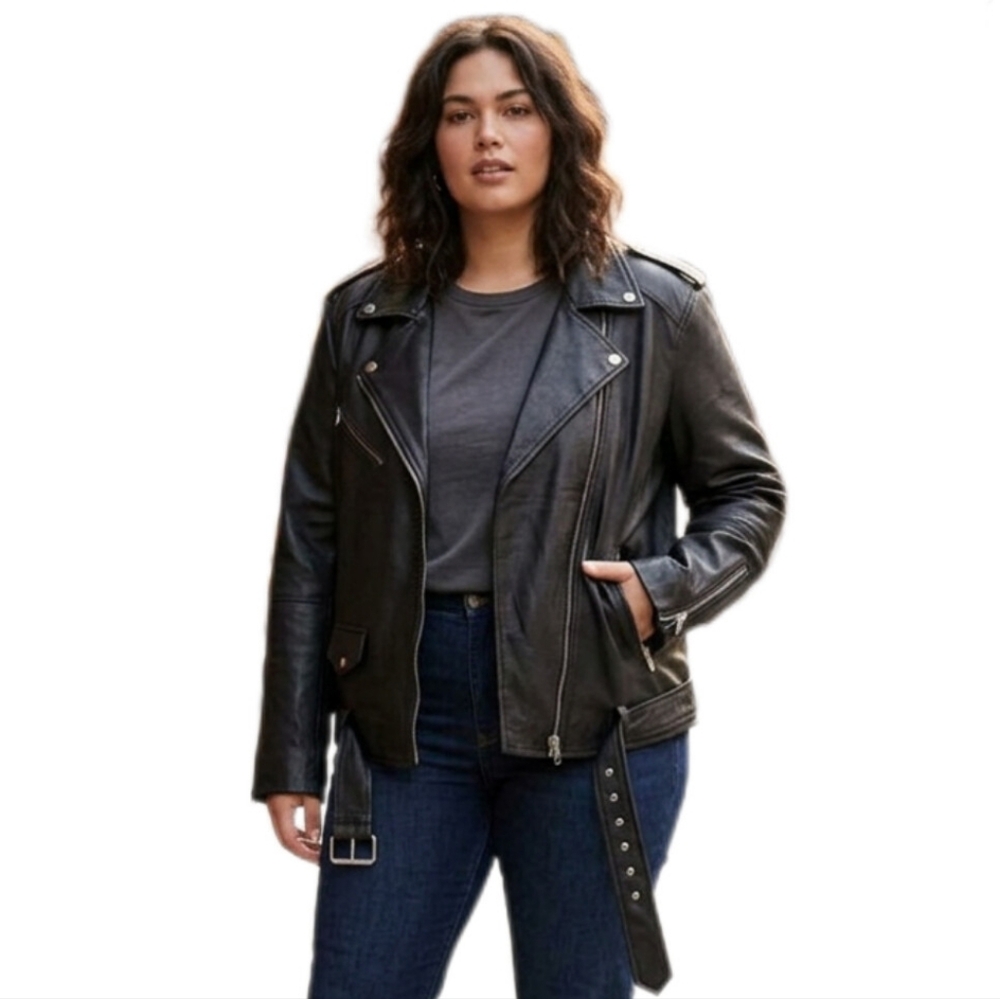 Nasty Gal Leather Moto Jacket 16